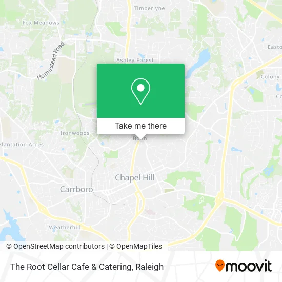 The Root Cellar Cafe & Catering map