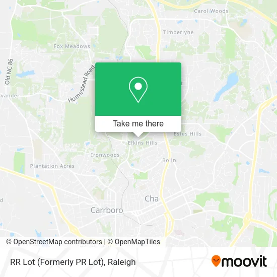 RR Lot (Formerly PR Lot) map