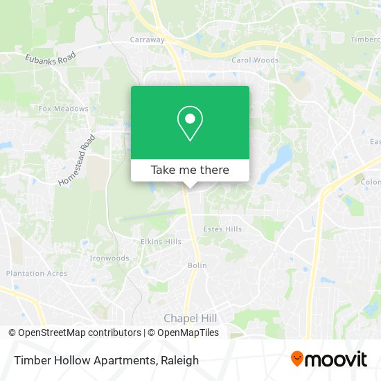 Timber Hollow Apartments map