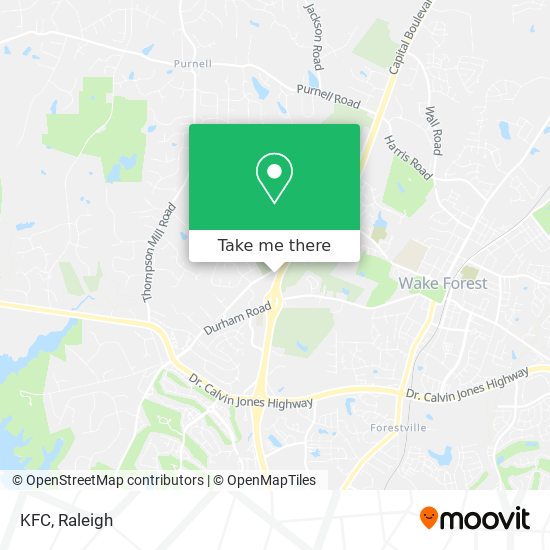 KFC map