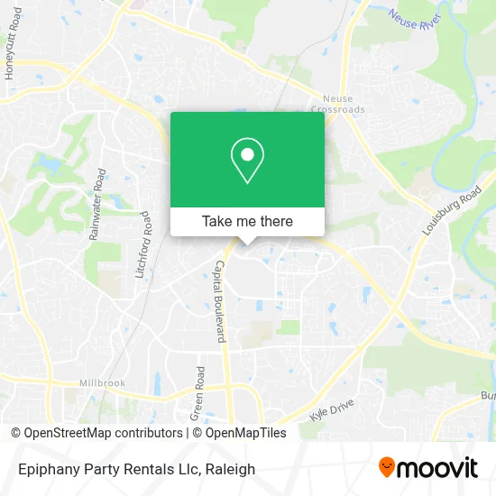 Epiphany Party Rentals Llc map