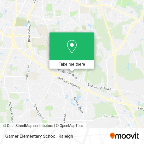 Garner Elementary School map