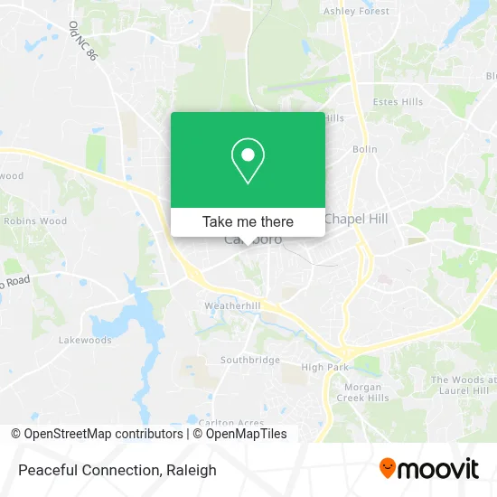 Peaceful Connection map
