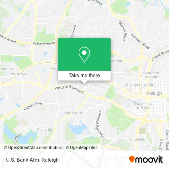 U.S. Bank Atm map