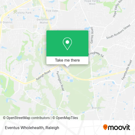 Eventus Wholehealth map