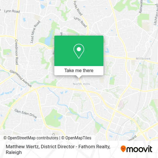 Matthew Wertz, District Director - Fathom Realty map
