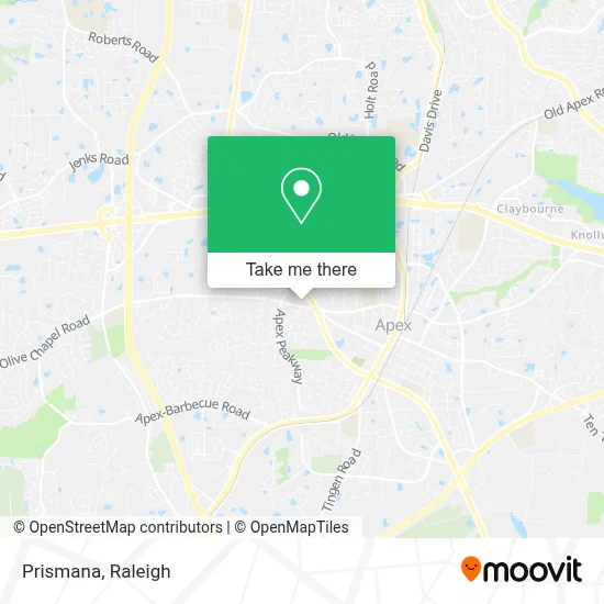 Prismana map
