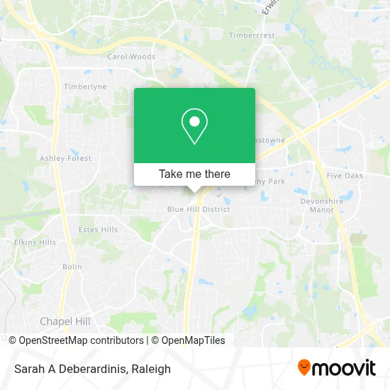 Sarah A Deberardinis map