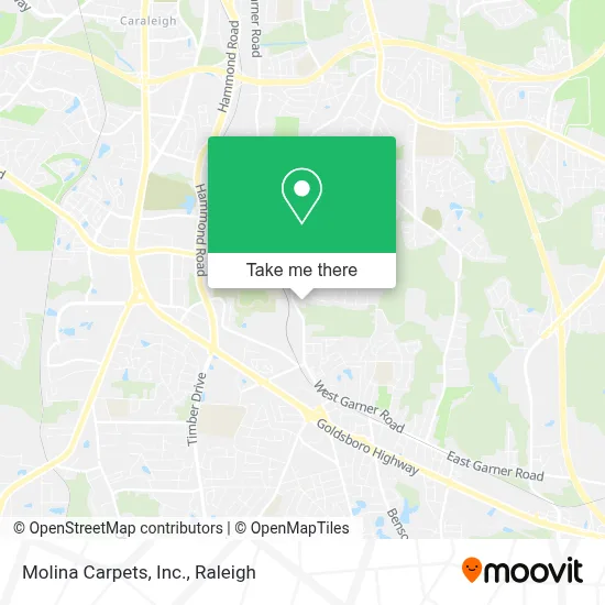 Molina Carpets, Inc. map