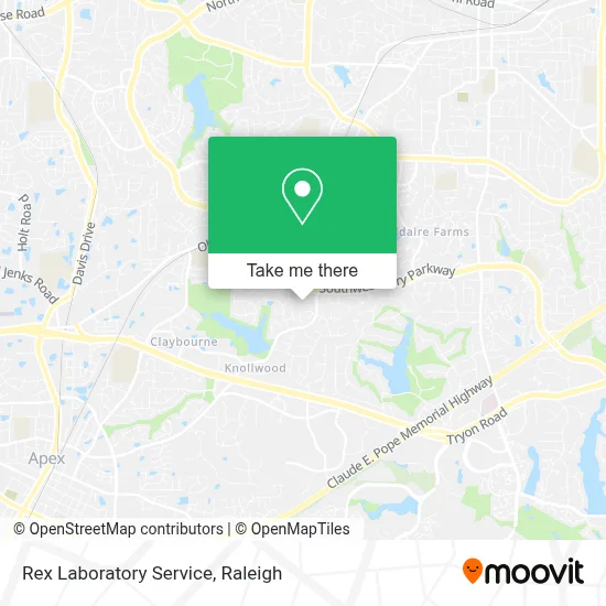 Mapa de Rex Laboratory Service