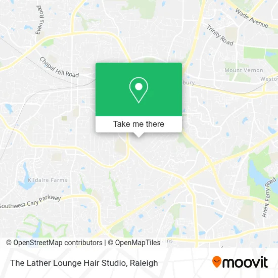 The Lather Lounge Hair Studio map