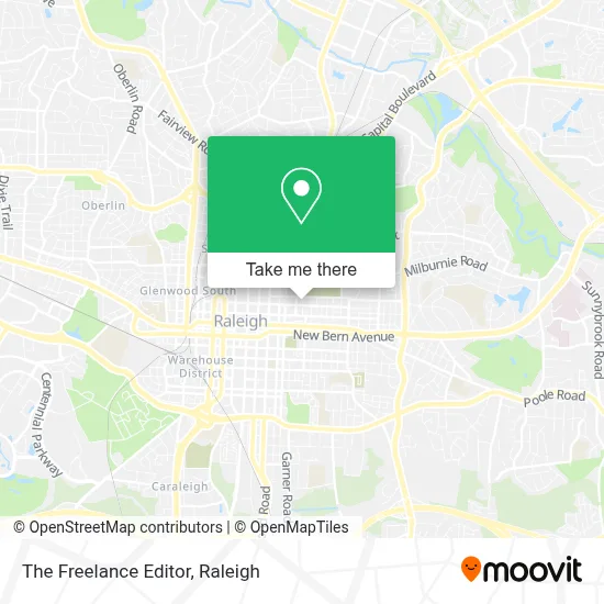 The Freelance Editor map