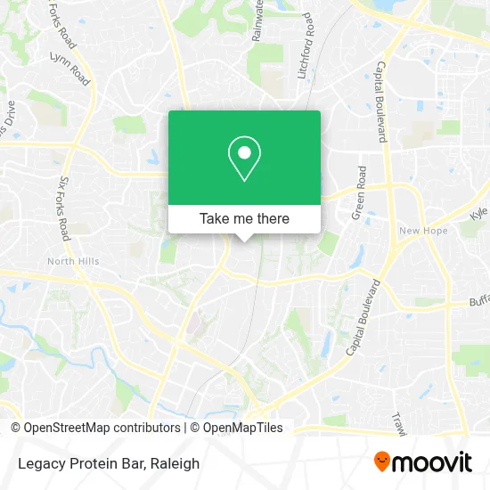 Legacy Protein Bar map