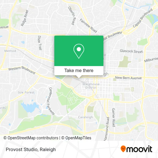 Provost Studio map