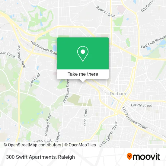 300 Swift Apartments map