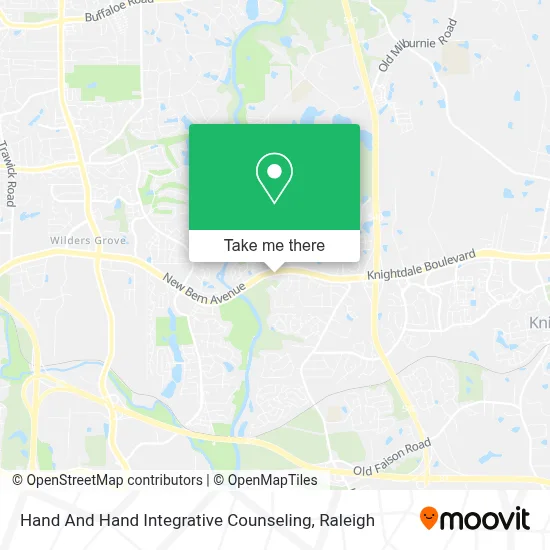 Hand And Hand Integrative Counseling map