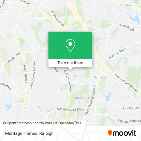 Mapa de Meritage Homes