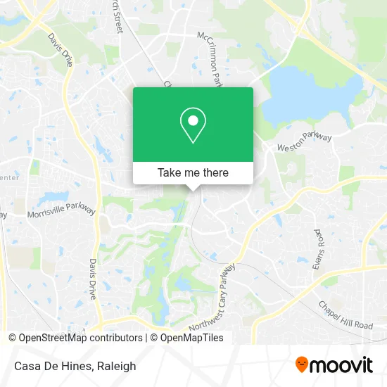 Casa De Hines map