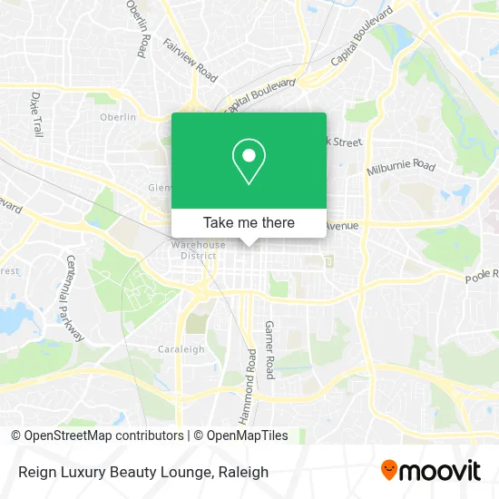 Reign Luxury Beauty Lounge map
