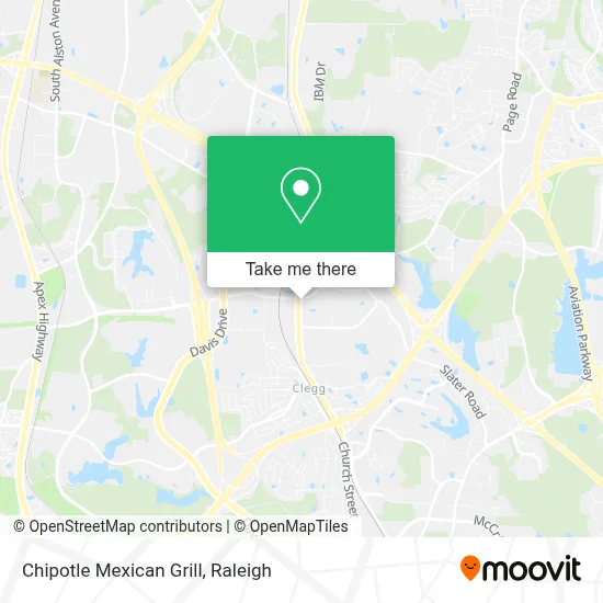 Chipotle Mexican Grill map