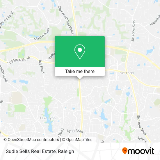 Sudie Sells Real Estate map
