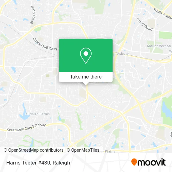 Harris Teeter #430 map