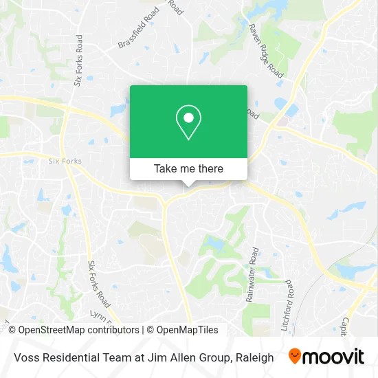 Voss Residential Team at Jim Allen Group map