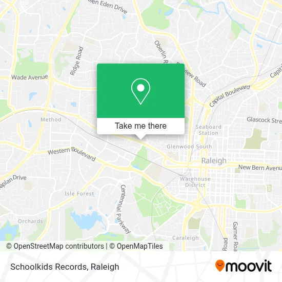 Schoolkids Records map