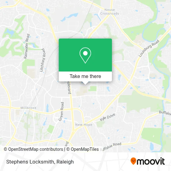Stephens Locksmith map