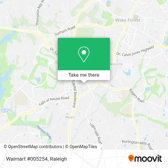 Walmart #005254 map