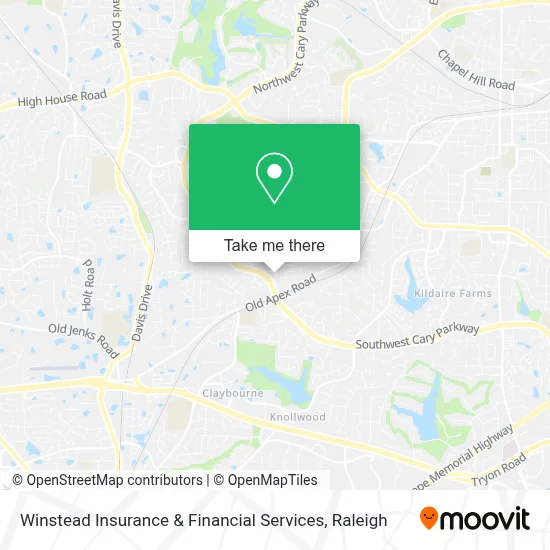Winstead Insurance & Financial Services map