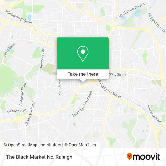 The Black Market Nc map