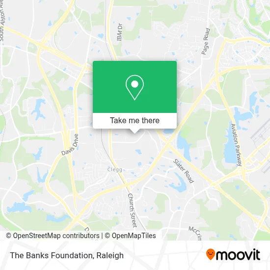 The Banks Foundation map