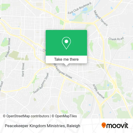 Peacekeeper Kingdom Ministries map