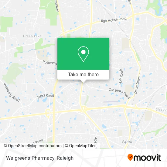 Walgreens Pharmacy map