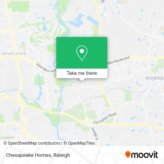 Chesapeake Homes map