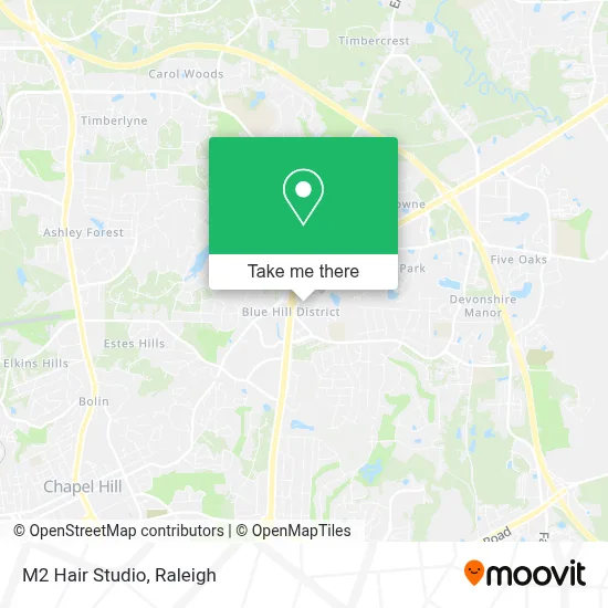 M2 Hair Studio map