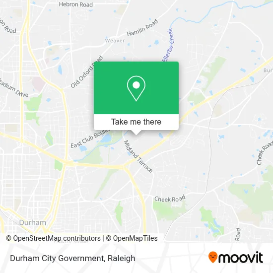 Durham City Government map