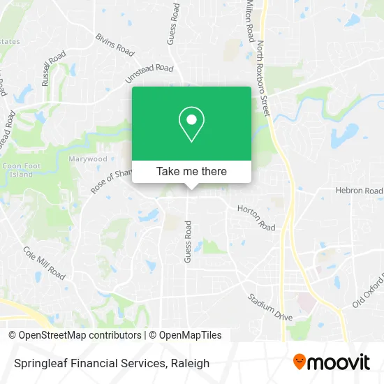 Springleaf Financial Services map