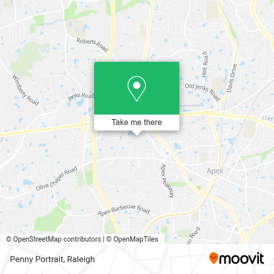 Penny Portrait map