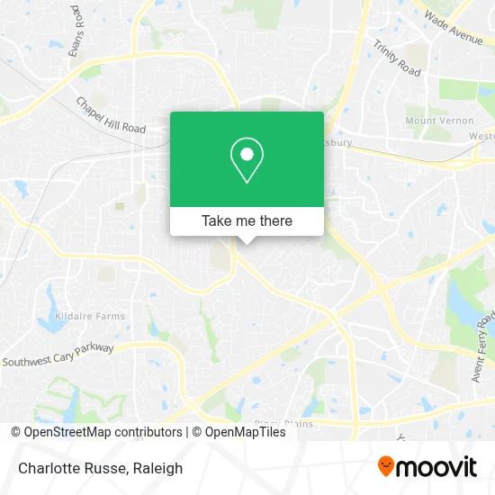 Charlotte Russe map