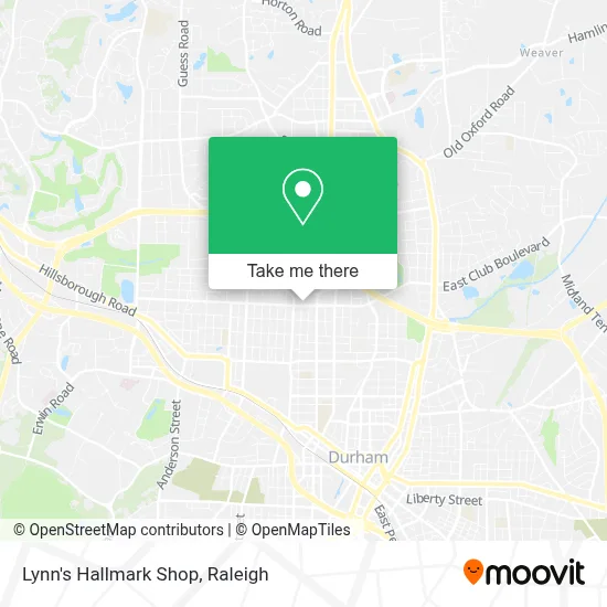 Lynn's Hallmark Shop map