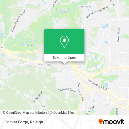Cricket Forge map