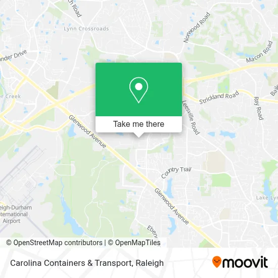 Carolina Containers & Transport map