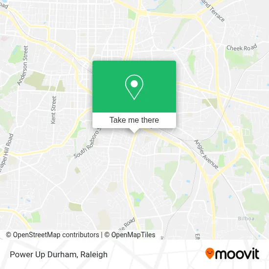 Power Up Durham map