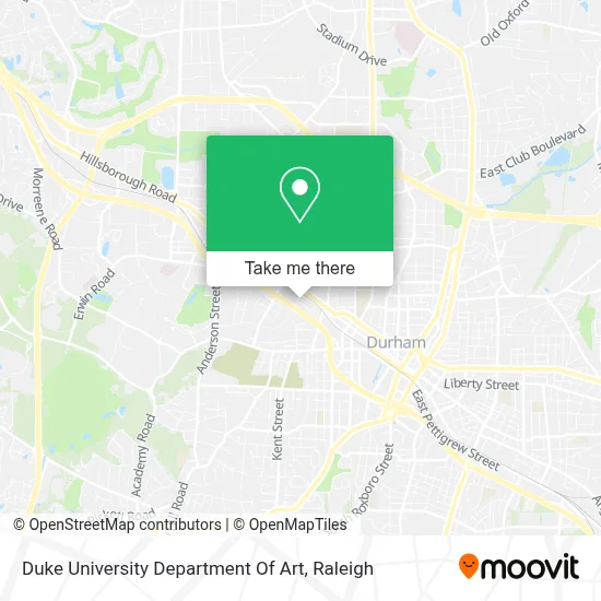 Duke University Department Of Art map