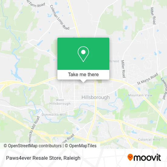 Paws4ever Resale Store map