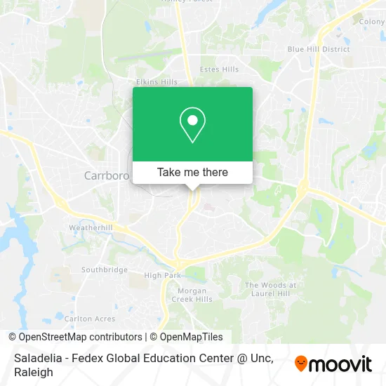 Saladelia - Fedex Global Education Center @ Unc map