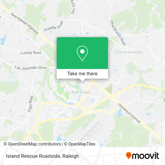 Island Rescue Roadside map