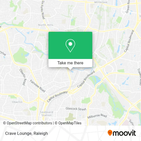 Crave Lounge map